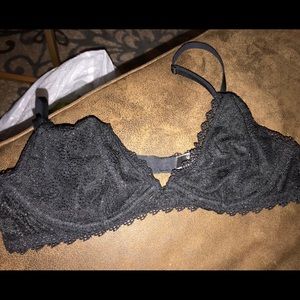 Victorias Secret Black Lace Bralette
